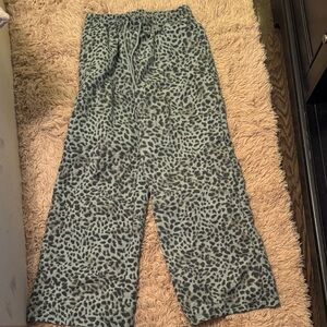 Leopard Print Pajama Pants